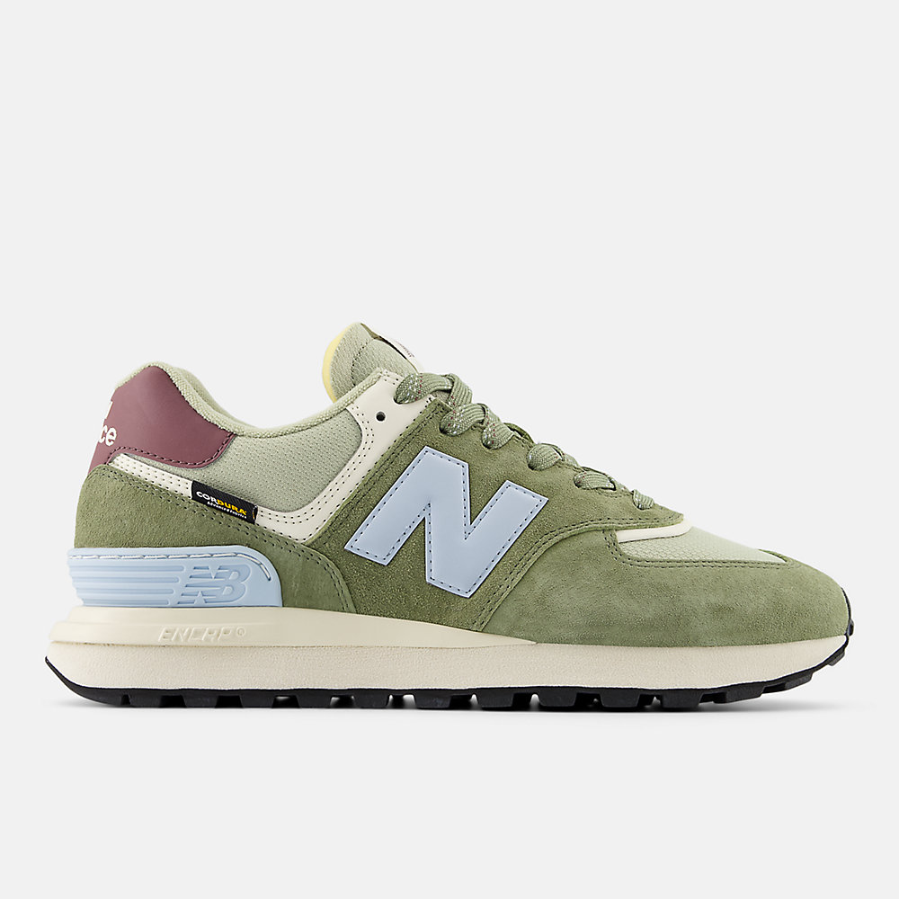 New Balance 574 LEGACY Shoes Grey with Blue